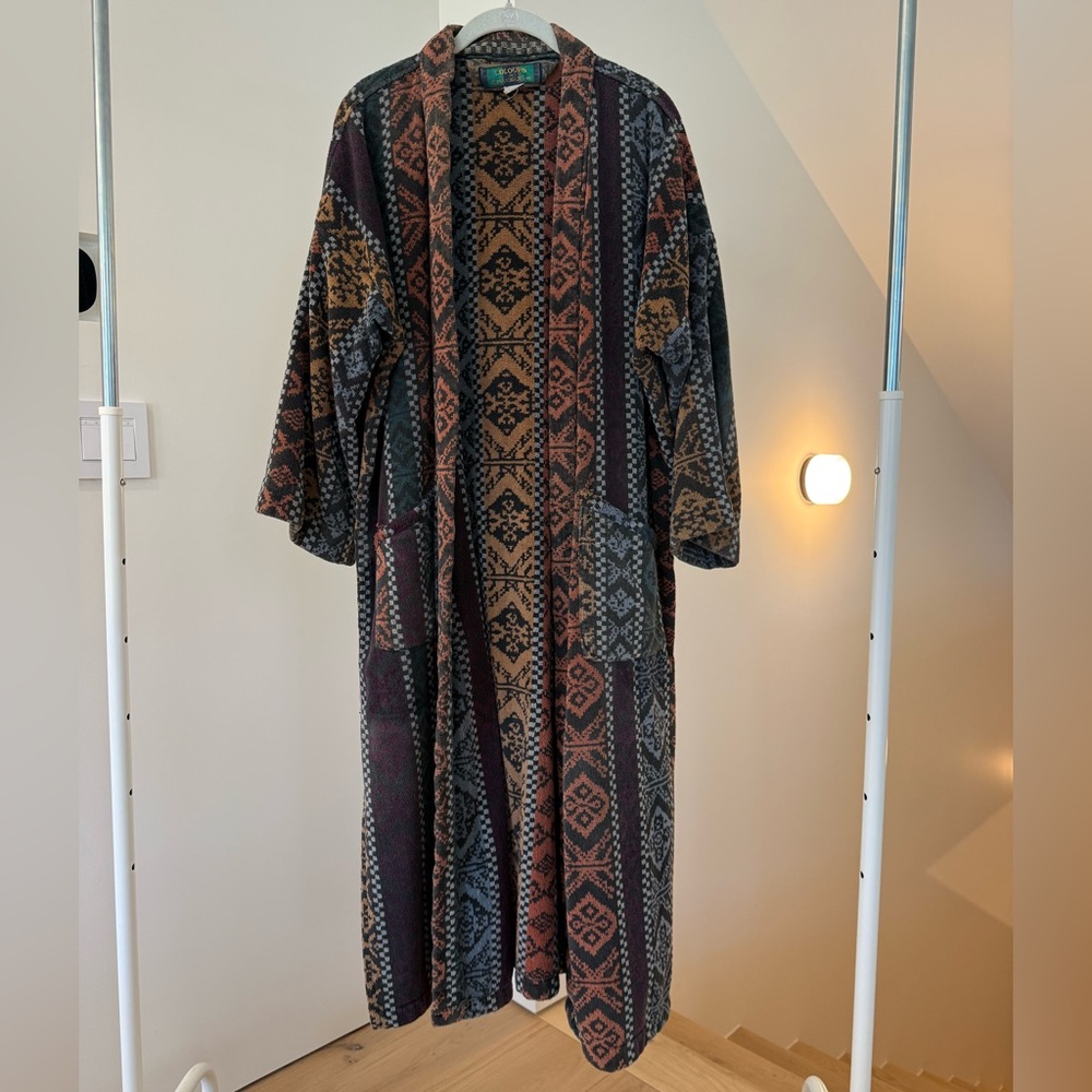 Incredible Southwestern Robe - Vintage Reworked with Pockets - Picture 4 of 10